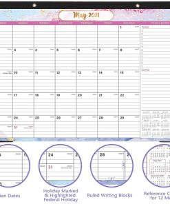 Large Calendar 11 Large Monthly Wall and Desk Calendar for Planning and Organizing Image 2