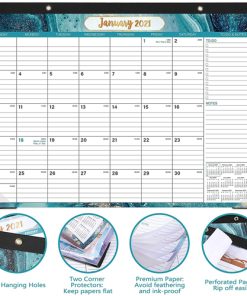 Large Calendar 12 Large Monthly Wall and Desk Calendar for Planning and Organizing Image 3