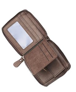 Mens Zipper Wallet Wrist Watch Gift Set 14 Zipper Wallet & Wrist Watch Gift Set Image 3