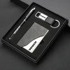 Pen Card Holder And Keychain Set 2 Wholesale Keychain & Pen Gift Set with Card Holder