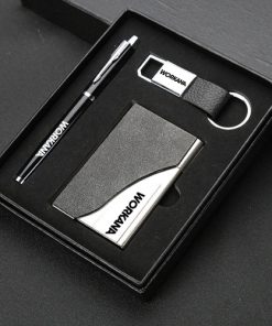 Wholesale Keychain & Pen Gift Set with Card Holder