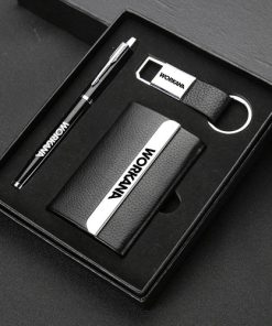 Pen Card Holder And Keychain Set 13 Wholesale Keychain & Pen Gift Set with Card Holder Image 5