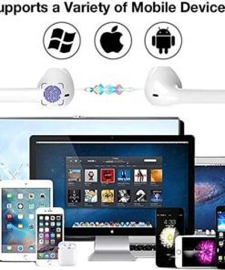 Wireless Earbuds Bluetooth 5.0 Headphones with Charging Case 11 Custom 5.0 Bluetooth Earbuds with Built-in Microphone and Charging Box Image 3