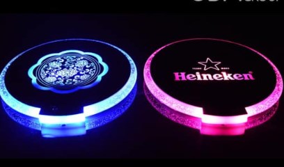 LED coasters for drinks 1 LED coasters for drinks