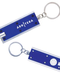 Rectangular Led Light Keychain Image 1