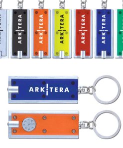 Rectangular Keychain with Light 9 Rectangular Led Light Keychain Image 2