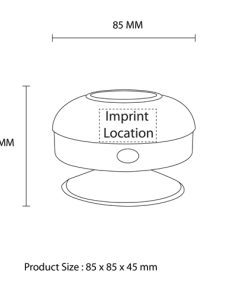 Bluetooth Shower Speaker 13 Bluetooth Shower Speaker With Suction Cup Image 5