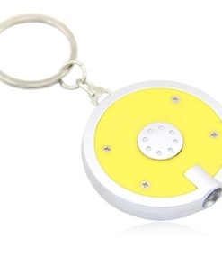 Disc Shaped Led Keychain 14 Disc Shaped Led Keychain Image 1