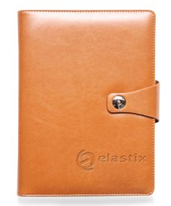 Leather Cover Jotter With 80 Sheet Paper