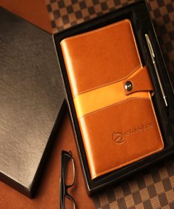 Leather Cover Jotter With 80 Sheet Paper 16 Leather Cover Jotter With 80 Sheet Paper Image 2