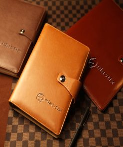Leather Cover Jotter With 80 Sheet Paper 18 Leather Cover Jotter With 80 Sheet Paper Image 4