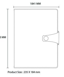 Leather Cover Jotter With 80 Sheet Paper 25 Leather Cover Jotter With 80 Sheet Paper Image 11
