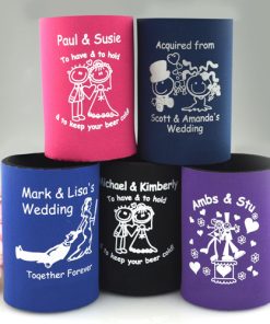 Customized Print Neoprene Can Coolers WITH BASE 17 Neoprene Camping Can Cooler With Base Image 5