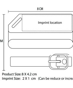 Aluminum Luggage Tag 23 Aluminum Luggage Tag With Leather Belt Image 10