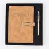 PU Leather Notebook Gift Set with Pen 1 Hard Cover PU Leather Notebook Set with Pen