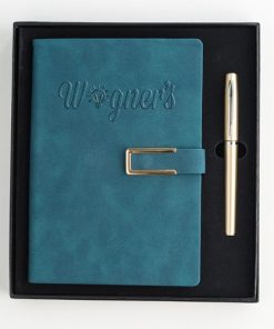 PU Leather Notebook Gift Set with Pen 12 Hard Cover PU Leather Notebook Set with Pen Image 4