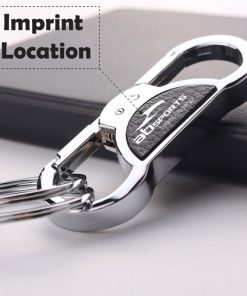 Double Key Ring 11 Silver Double Ring Key Chain Image 4