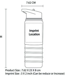 Tritan Sports Water Bottle With Straw Lid 19 750ML Tritan Sports Bottle With Straw Image 8