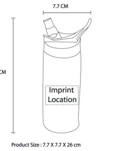 Personalized Water Bottle 18 750ML Personalized Water Bottle Image 8