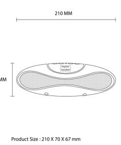 Portable Bluetooth Speaker Rugby Shaped 15 Rugby Shaped Bluetooth Multimedia Speaker Image 6