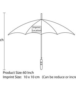 60 Inch Fiberglass Ribs Golf Umbrella 33 60 Inch Promotional Fiberglass Ribs Golf Umbrella Image 15