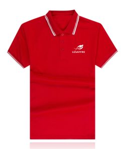 Polo with striped collar 13 Striped Collar Polo Shirt Image 4