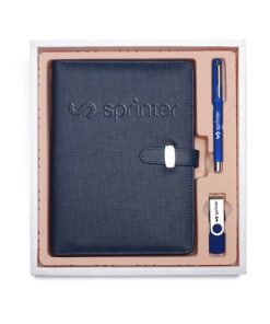 A5 Size Loose Leaf Notebook Planner Pen Gift Set with USB Flash Drive 9 A5 Size Loose Leaf Notebook Planner & Pen Gift Set with 16GB USB Flash Drive Image 1