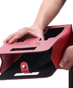 Leather Wine Tote 17 Leather 2 Wine Carrying Tote Image 7