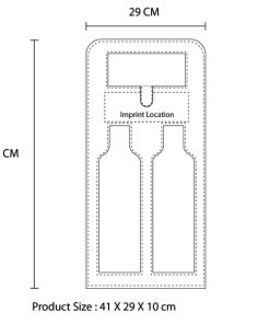 Leather Wine Tote 18 Leather 2 Wine Carrying Tote Image 8