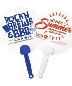 Custom Plastic Hand Fan Image 1
