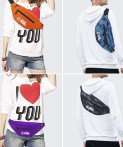 Custom Fanny Pack with 4 Zipper Pocket Image 1