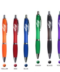 Chrome Trim Ballpoint Pen 13 Chrome Trim Retractable Ballpoint Pen Image 2