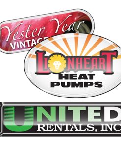 Durable Outdoor Domed Decals Image 1