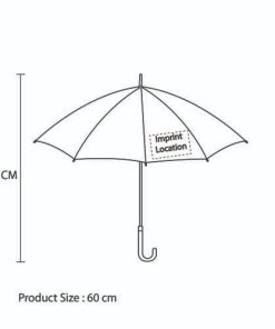 8 Panel Crook Handle Umbrella 19 8 Panel Crook Handle Umbrella Image 8