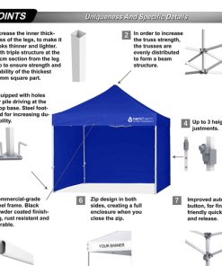 Custom Commercial Gazebo Canopy Tent Image 1