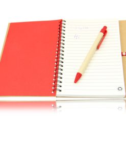 Recycled Star Spiral Notebook with Pen 24 Eco Friendly Recyled Promotional Notebooks with Pen Image 10