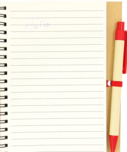 Recycled Star Spiral Notebook with Pen 20 Eco Friendly Recyled Promotional Notebooks with Pen Image 6