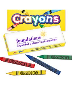 4 Pack Non-Toxic Color Crayons