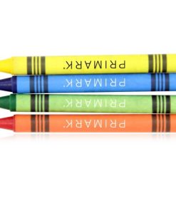 4 Pack Non-Toxic Color Crayons Image 1