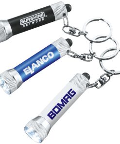 Custom Aluminium LED Light Keychain