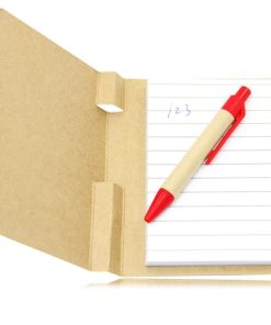 Kraft Paper Notepad 14 Eco Kraft Cover Notepad With Pen Image 2