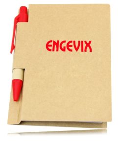 Kraft Paper Notepad 16 Eco Kraft Cover Notepad With Pen Image 4