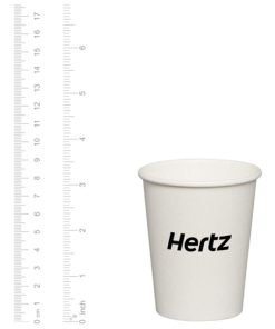 8 oz White Paper Cups Image 1