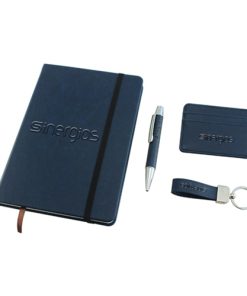PU Leather Notebook Pen Set with Leather Keychain Card Wallet 15 PU Leather Notebook & Pen Set with Leather Keychain & Card Wallet Image 2