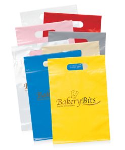 Die Cut Handle Personalized Plastic Bag