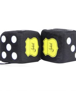 fuzzy Dice 22 Fuzzy Rear View Mirror Dice Image 9