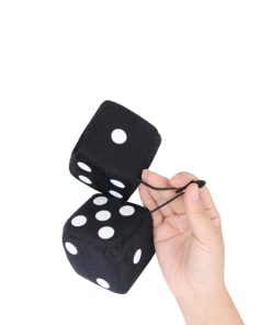 fuzzy Dice 18 Fuzzy Rear View Mirror Dice Image 5