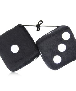 fuzzy Dice 19 Fuzzy Rear View Mirror Dice Image 6