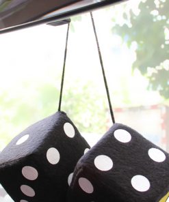 fuzzy Dice 20 Fuzzy Rear View Mirror Dice Image 7