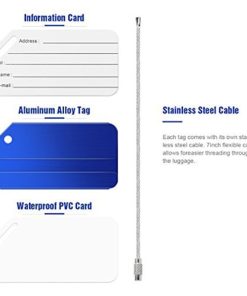 Ace Stainless Steel Luggage Tag Image 1
